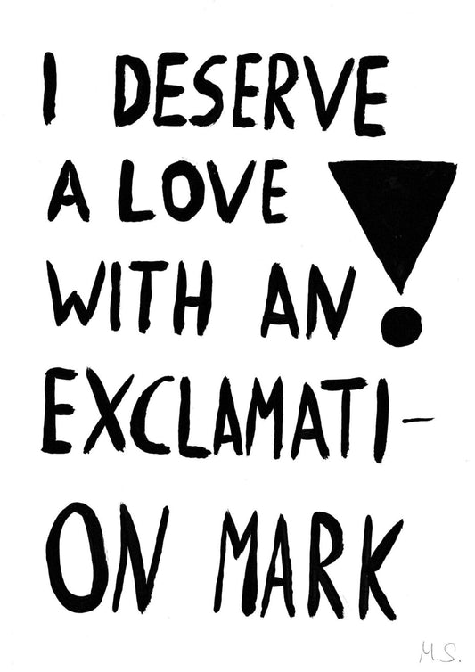 I deserve a love