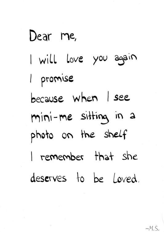 Dear me,